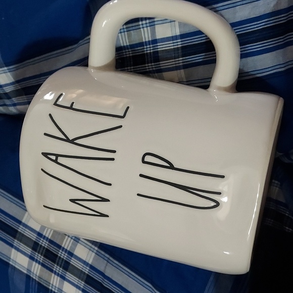 🟢RAE DUNN *Wake Up* Mug - Picture 1 of 6